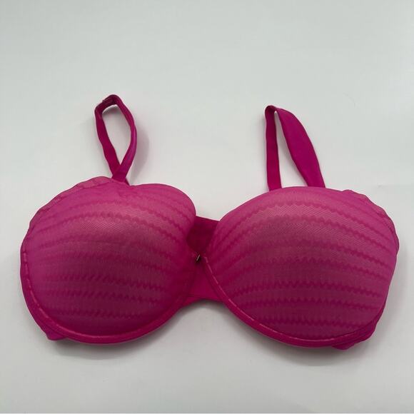 Natori Conceal Contour T Shirt Bra Hot Pink Comfort Straps - Picture 2 of 6